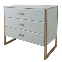 Verity Grey 3 Drawer Chest By AM Bespoke