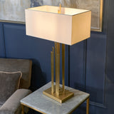 Carrick Pale Gold Finish Table Lamp