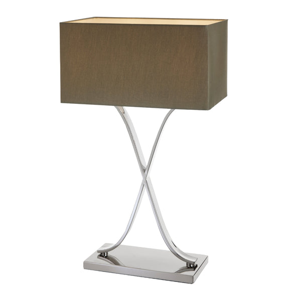 Byton Tall Nickel Finish Table Lamp