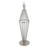 Macy Satin Nickel Finish Table Lamp (Base Only)