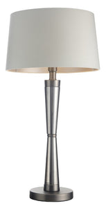 Nelle Matt Black Nickel Finish Table Lamp