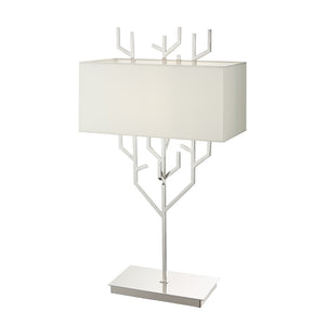 Lorcan Nickel Finish Table Lamp