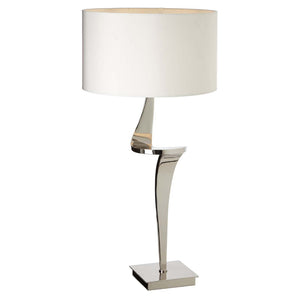 Enzo Nickel Finish Table Lamp