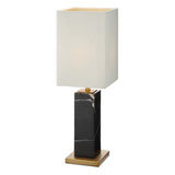 Micaela Black Marble Table Lamp