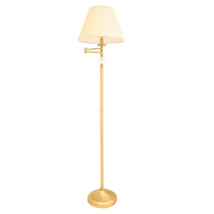 Mary Antique Brass Finish Floor Lamp - UK ONLY