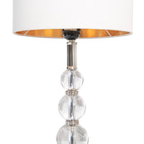 Petite Sophia Nickel Finish Table Lamp (Base Only)