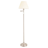 Mary Brushed Nickel Finish Floor Lamp