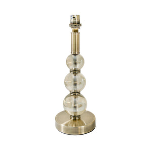 Petite Sophia Antique Brass Finish Table Lamp (Base Only)