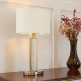 Lisle Antique Brass Table Lamp