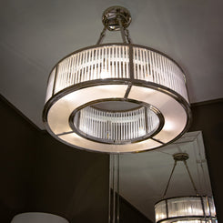 Aston Nickel Finish Ceiling Light