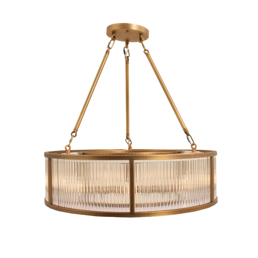 Aston Antique Brass Finish Ceiling Light