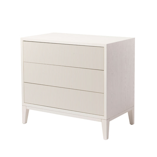 Amur RVA White Finish 3 Drawer Chest