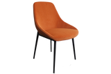 Set of 2 Lucia Dining Chairs - Sunburst Orange