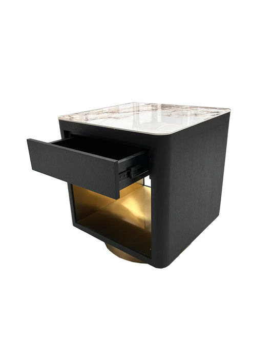 Zeta Side Table (Titanium)