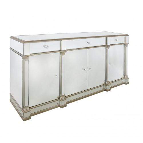 Glam Champagne Mirrored Sideboard