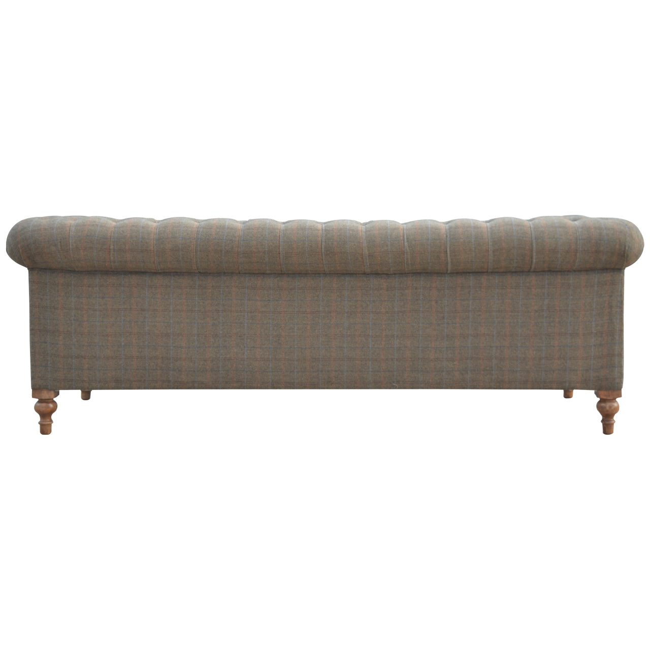 Chesterfield Multi Tweed 3 Seater Sofa