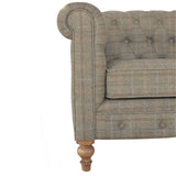 Chesterfield Multi Tweed Loveseat