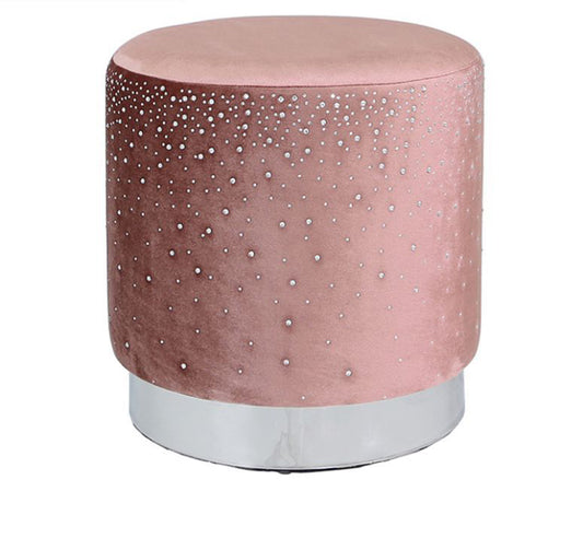 Kent Round Stool with Sparkle Pattern *(Available in various colours)