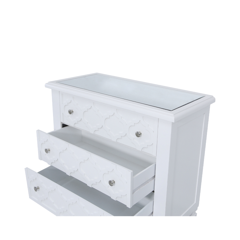 Casablanca White Chest Of Drawers