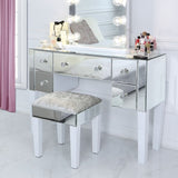 Hallow Mirror Dressing Table