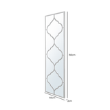 Marrakech Silver Vertical Wall Mirror