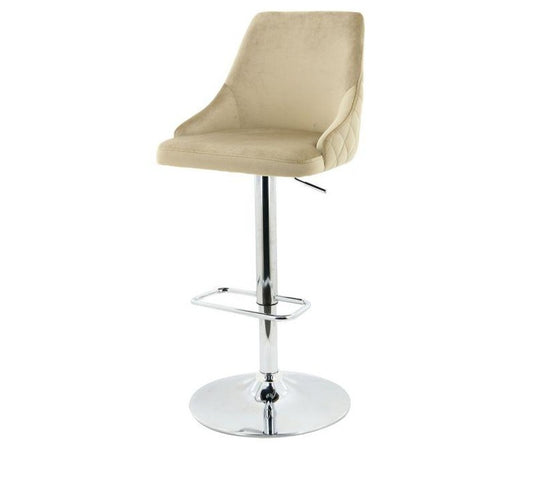 Oakley Champagne Velvet Bar Stool