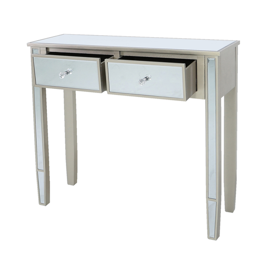 Dark Champagne Console Table