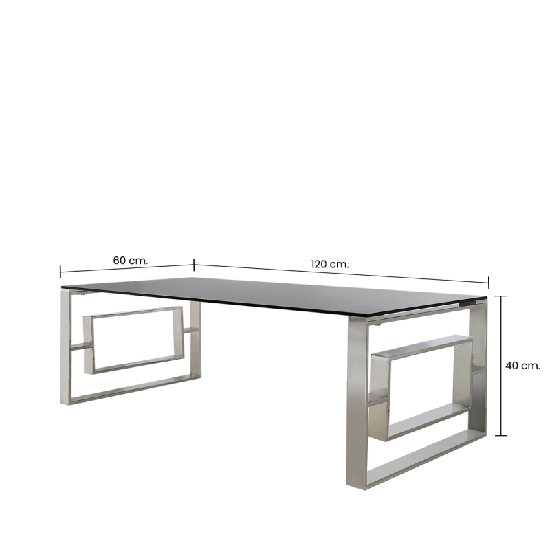 Lania Chrome Coffee Table