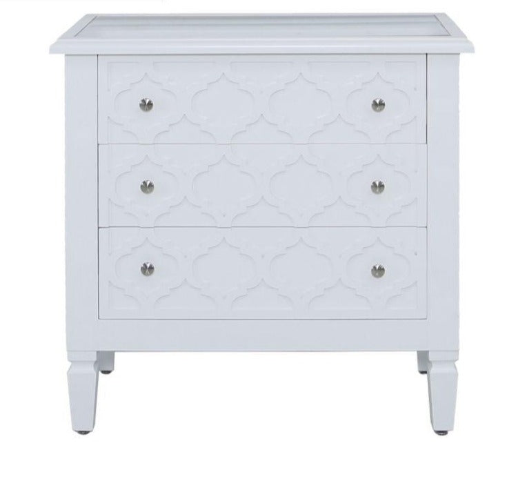 Casablanca White Chest Of Drawers