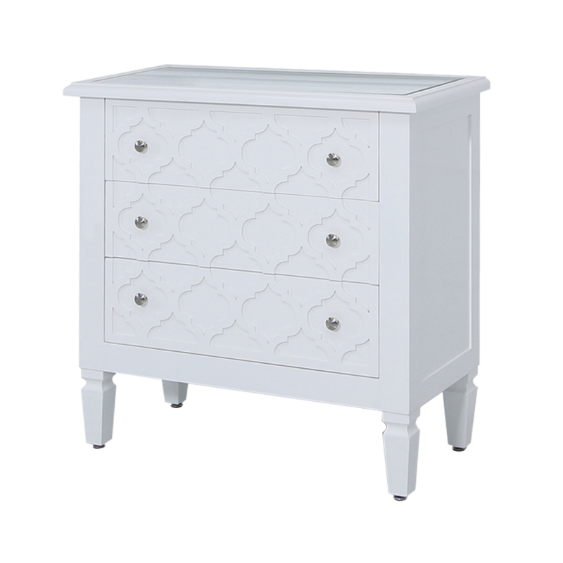 Casablanca White Chest Of Drawers