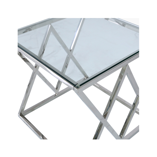 Imperial Silver End Table