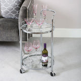 Henry Chrome Metal and Clear Trolley