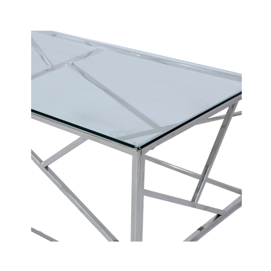 Stainless Steel Metal Coffee Table