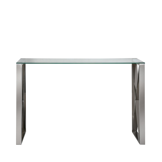 Zen Stainless Steel Console Table